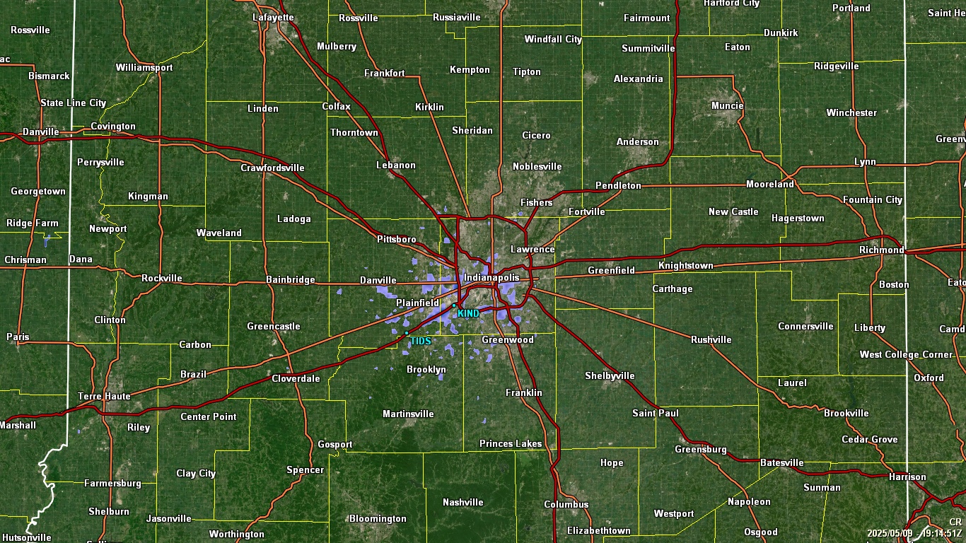 GRLevel3 radar from NWS station KIND